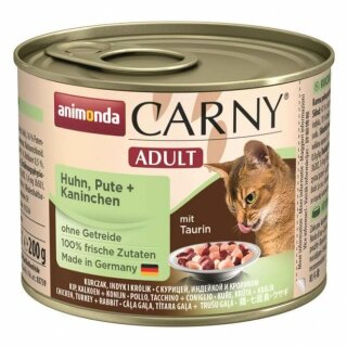 Animonda Cat Dose Carny Adult Huhn & Pute & Kaninchen - 200 g