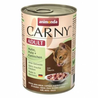 Animonda Cat Dose Carny Adult Huhn & Pute & Kaninchen - 400 g