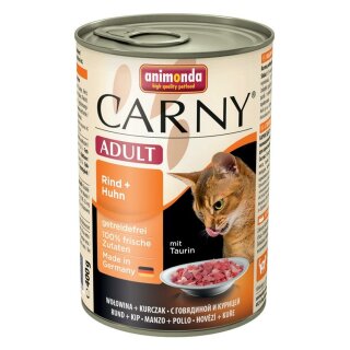 Animonda Cat Dose Carny Adult Rind & Huhn - 400 g