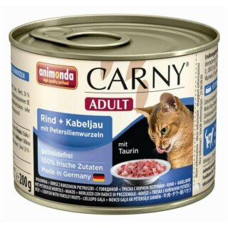 Animonda Cat Dose Carny Adult Rind & Kabeljau & Petersilienwurzeln - 200 g