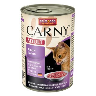 Animonda Cat Dose Carny Adult Rind & Lamm - 400 g