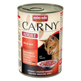 Animonda Cat Dose Carny Adult Rind pur - 400 g
