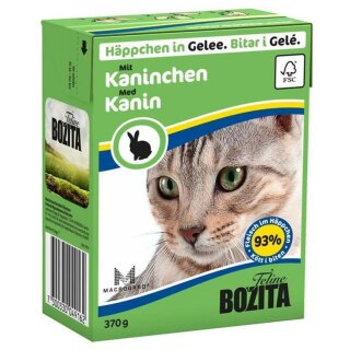 Bozita Cat Tetra Recard Häppchen in Gelee Kaninchen 370g