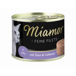 Miamor Feine Filets 185g - Thunfisch & Calamari