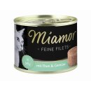 Miamor Feine Filets 185g - Thunfisch & Gemüse