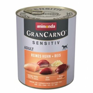 Animonda GranCarno Adult Sensitive Reines Huhn & Reis - 800 g