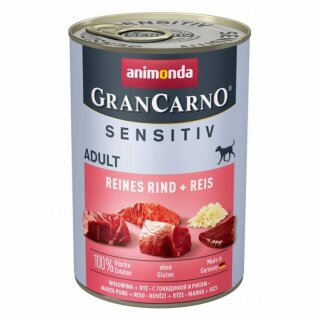 Animonda GranCarno Adult Sensitive Reines Rind & Reis - 400 g