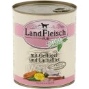 Landfleisch Dog Pur Geflügel & Lachsfilet 800g
