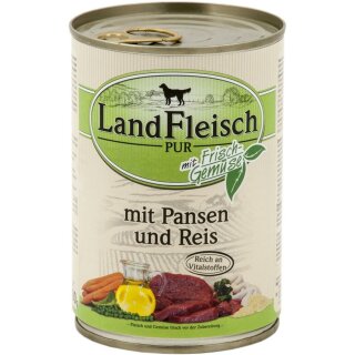 Landfleisch Pur Pansen & Reis 400g