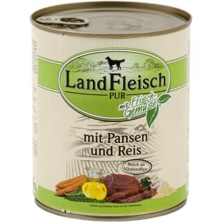 Landfleisch Pur Pansen & Reis 800g