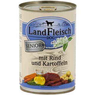 Landfleisch Dog Senior Rind & Kartoffeln 400g