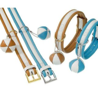 Karlie COTTAGE LINE Halsband - Blau-Weiß - 30 cm