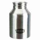 Trixie Edelstahl-Flasche mit Trinknapf